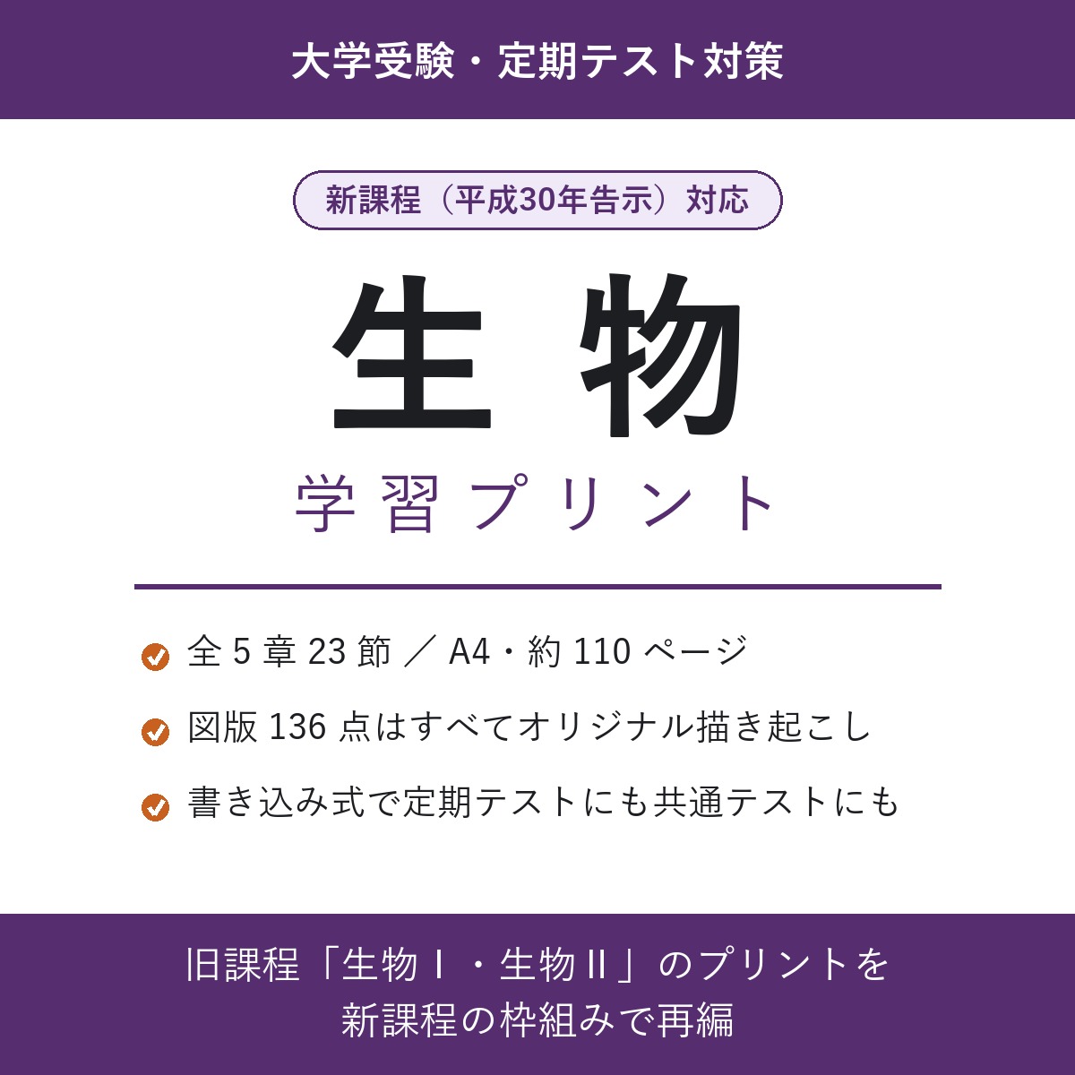 生物 学習プリント(新課程対応)